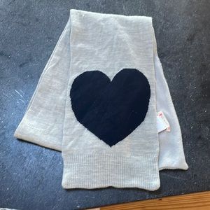 Crewcuts wool heart scarf